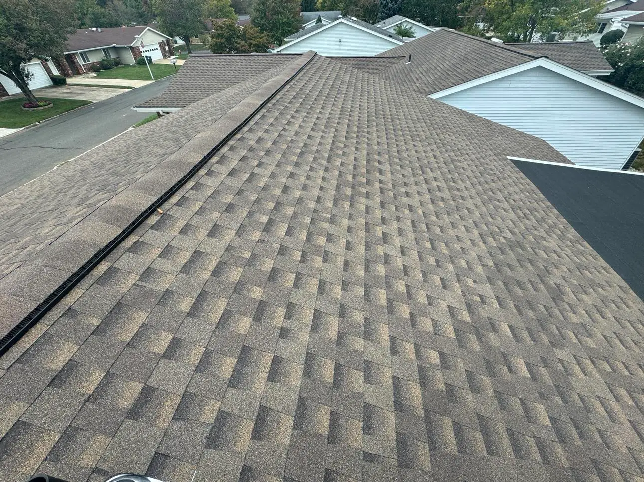 New shingle roof on a Central New Jersey home